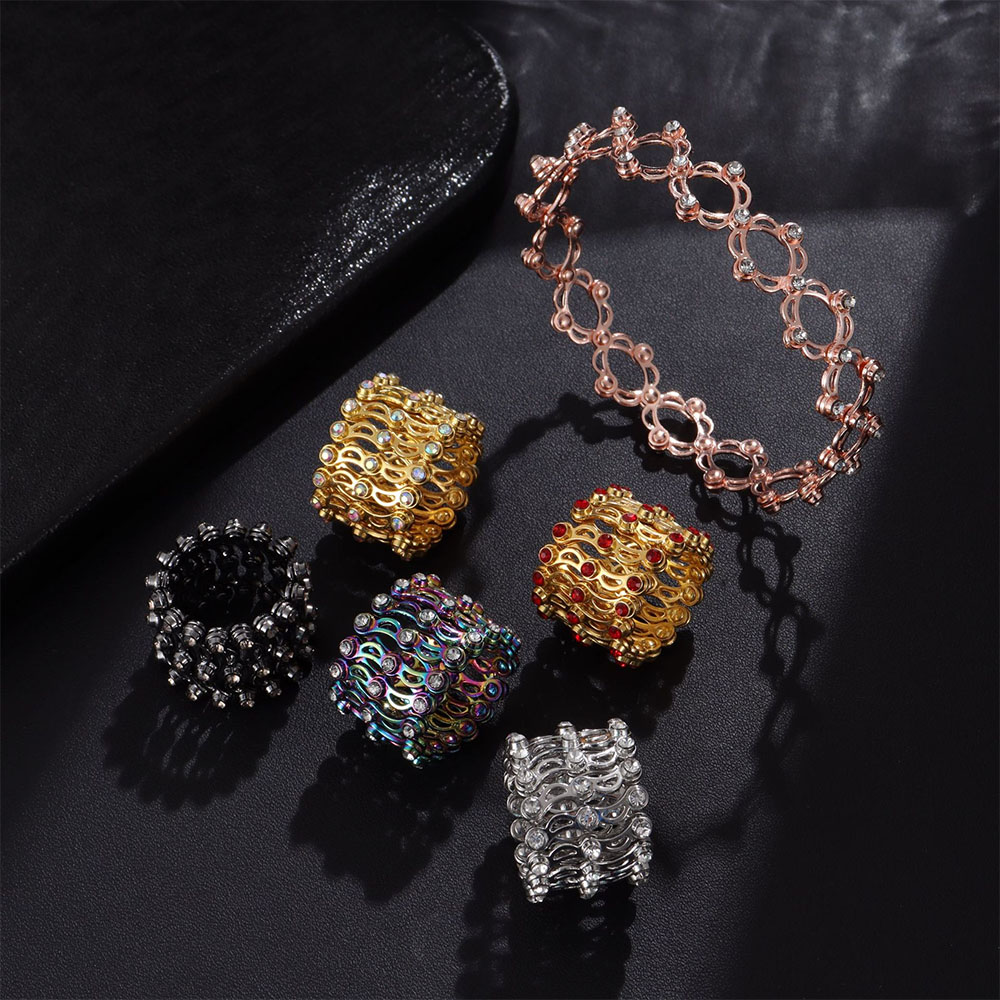 Pilates Ring Magic - 1pc Crystal Inlaid Magic Stretch Bracelet