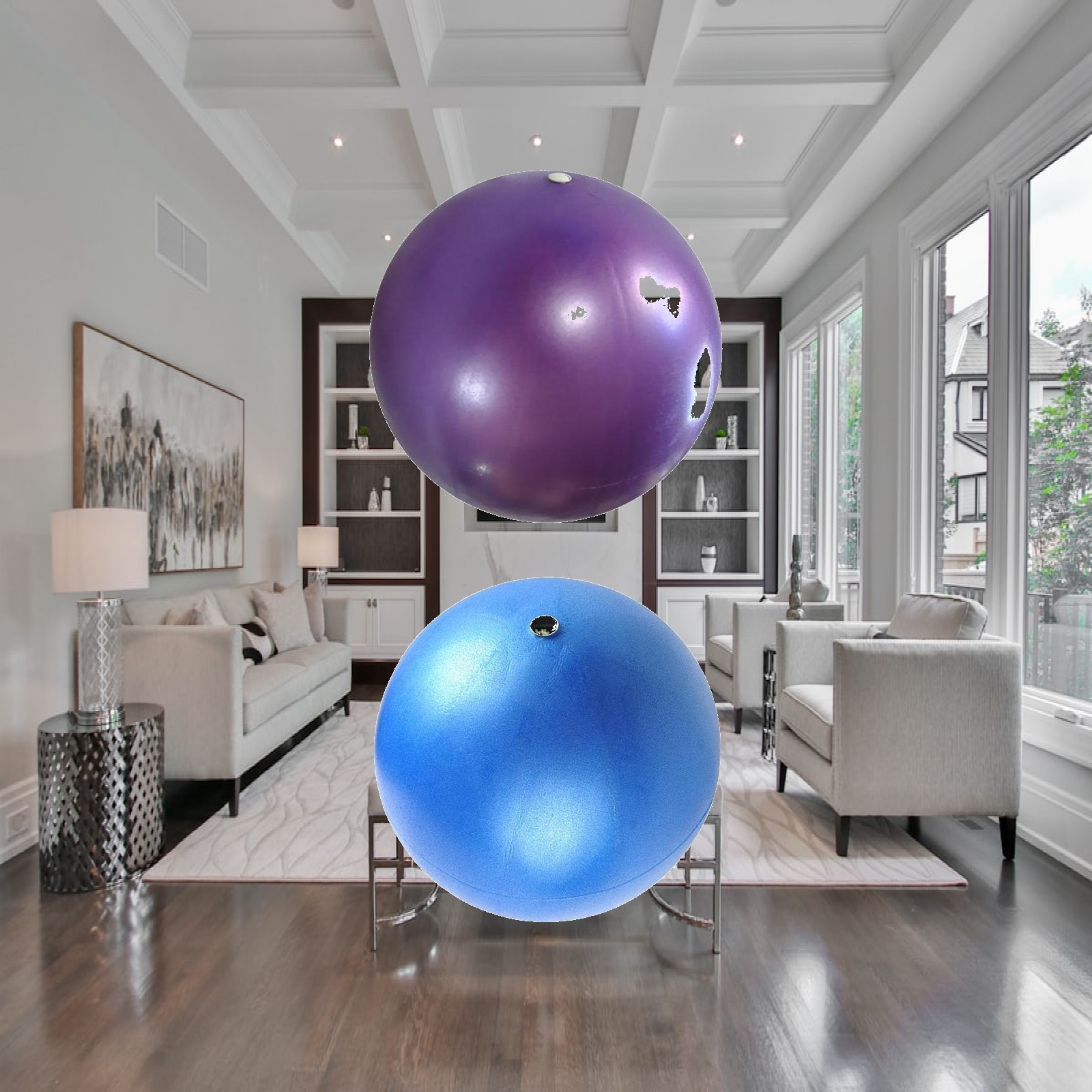 Pilates Yoga Or Gym - Fitness Yoga Ball 25cm Mini Pilates