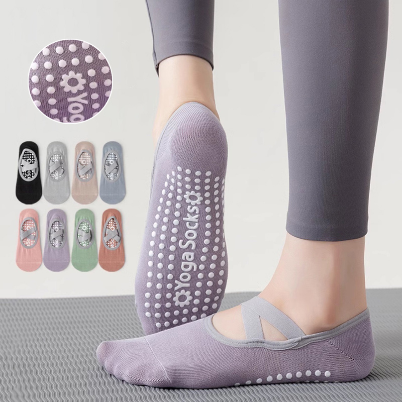 Pilate Yoga Workout - Breathable Towel Bottom Yoga Socks Women