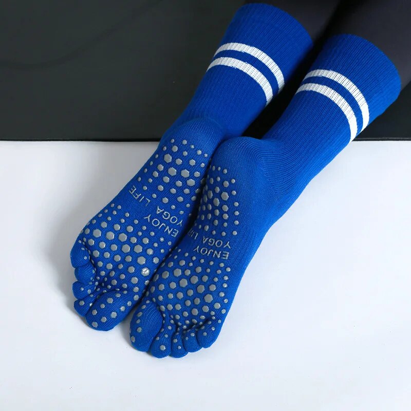 Pilates Yoga Origin - Women Breathable Yoga Socks Mid-tube Non-slip