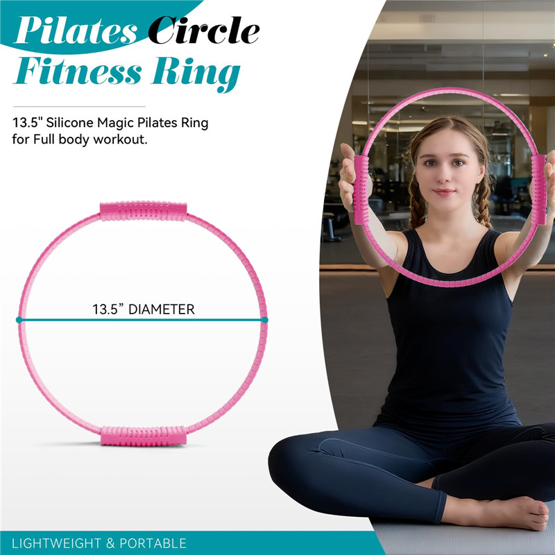 Pilates Ring Magic - Eco-Friendly Double Handle Silicone Yoga Ring