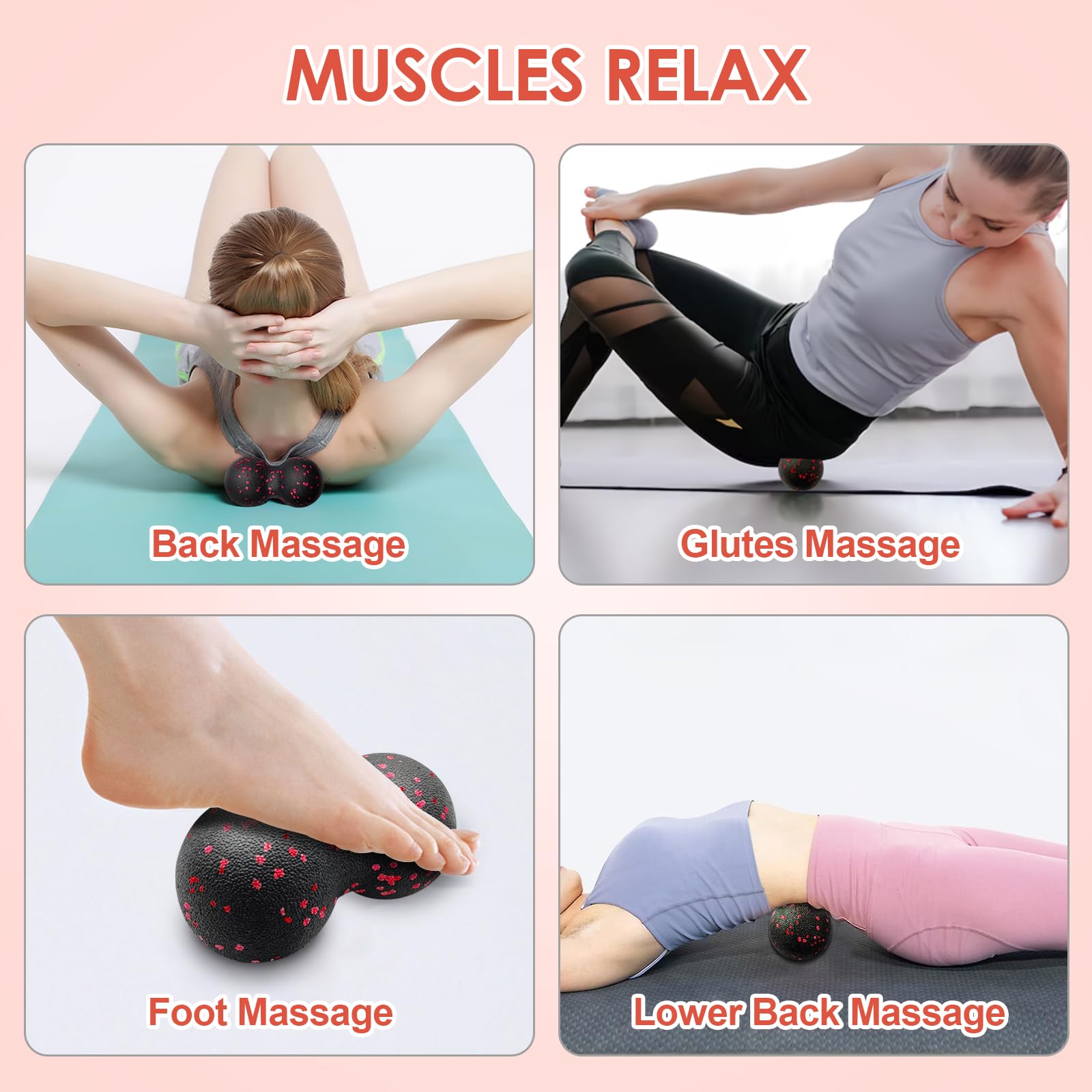 Hollow Yoga Roller Massage Pea - огляд і ціна Pilates Yoga Block