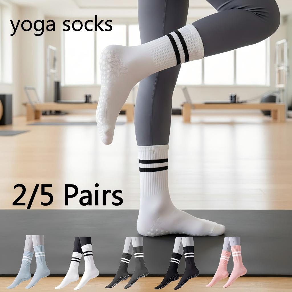 Women Non Slip Yoga Socks, Gri - огляд і ціна Pilate Yoga Workout