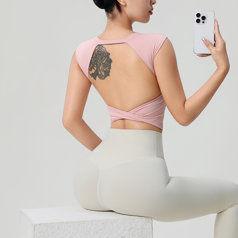 Women's Backless Fitness Cloth - огляд і ціна Pilates Yoga Top