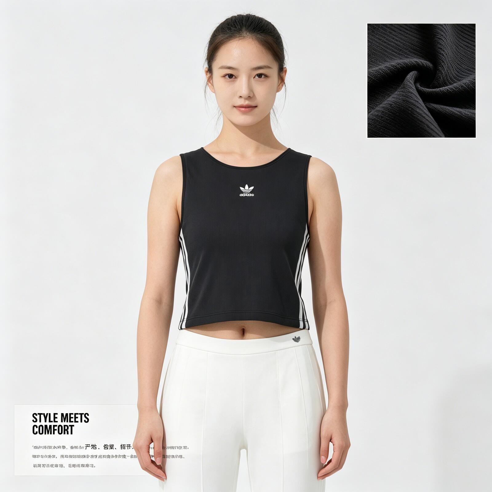 New AdidasTrefoil Women's Spor - огляд і ціна Pilates Yoga Top