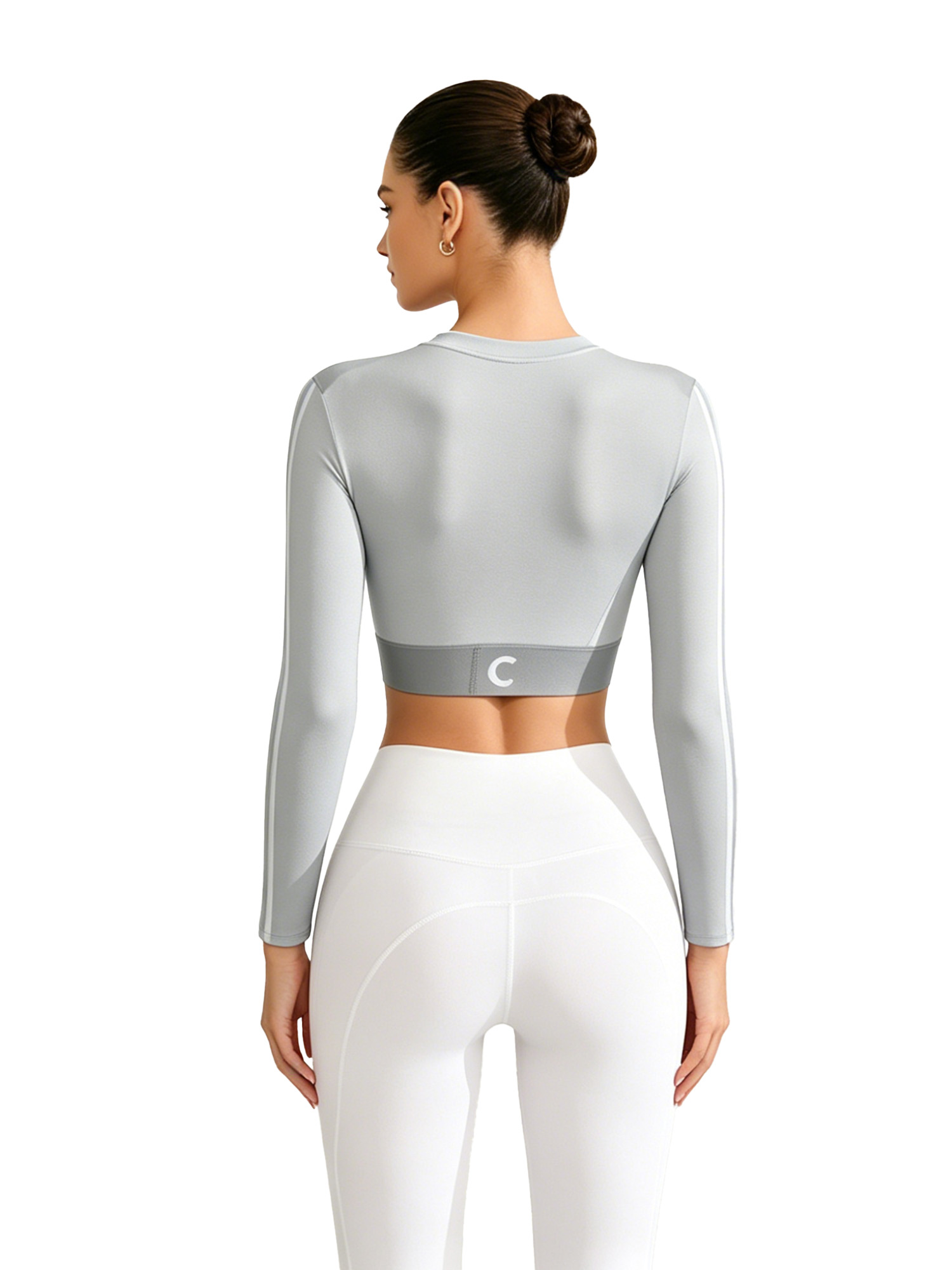 Women's Yoga Crop Top Sleeve L - огляд і ціна Pilates Yoga Top