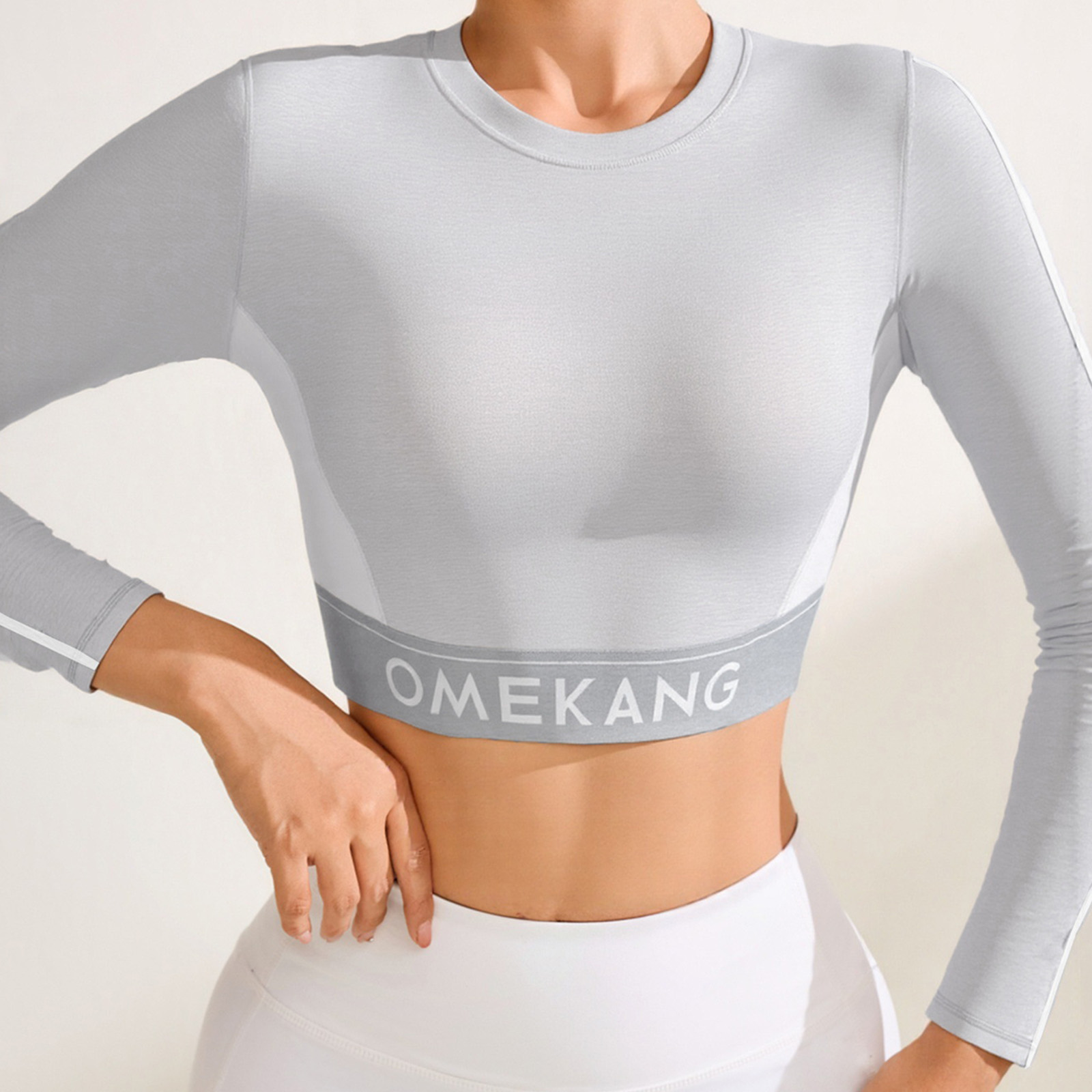 Women's Yoga Crop Top Sleeve L - огляд і ціна Pilates Yoga Top