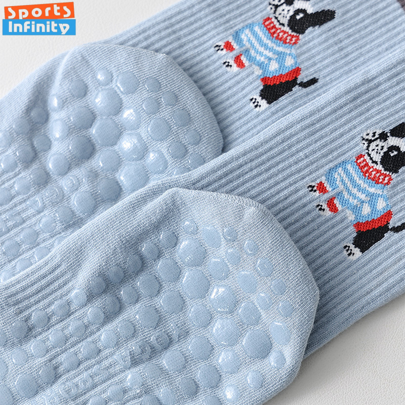 Cute Dog Print Yoga Socks Anti - огляд і ціна Pilate Yoga Workout