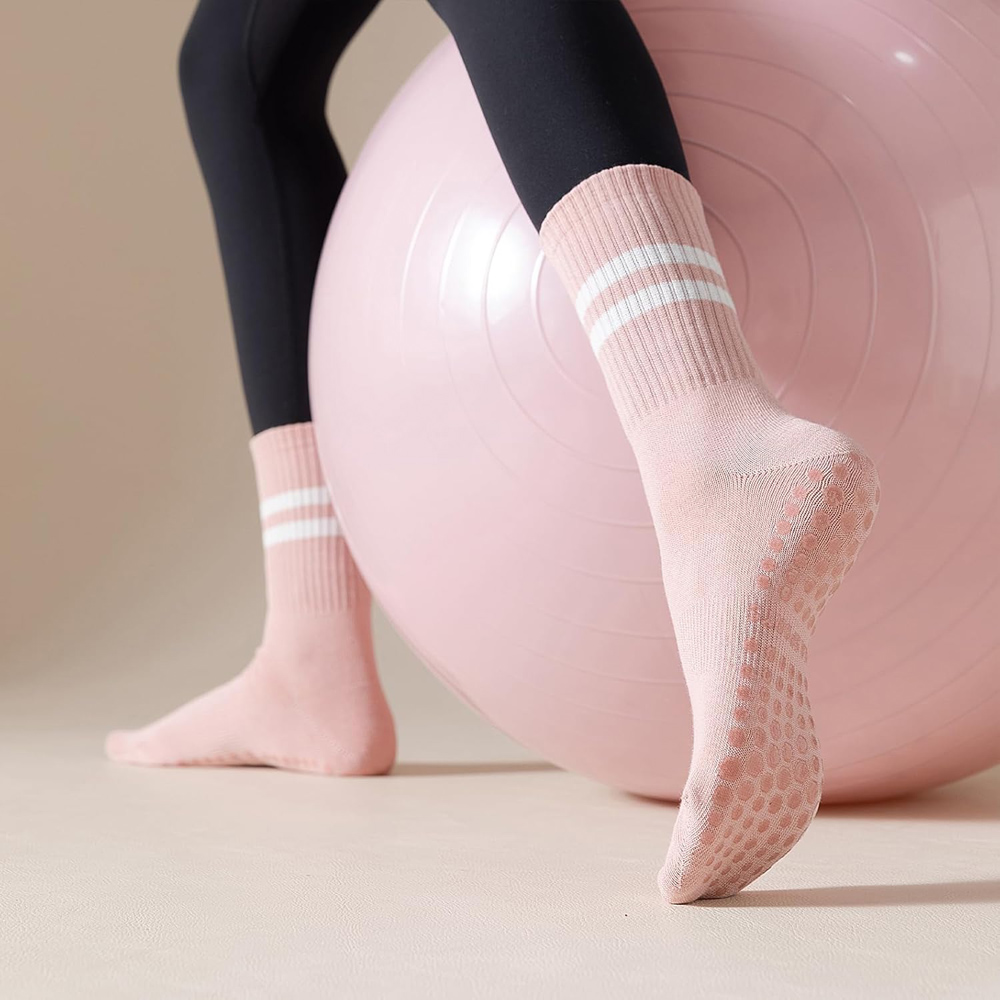 Yoga Pilates Socks with Grips  - огляд і ціна Pilate Yoga Workout