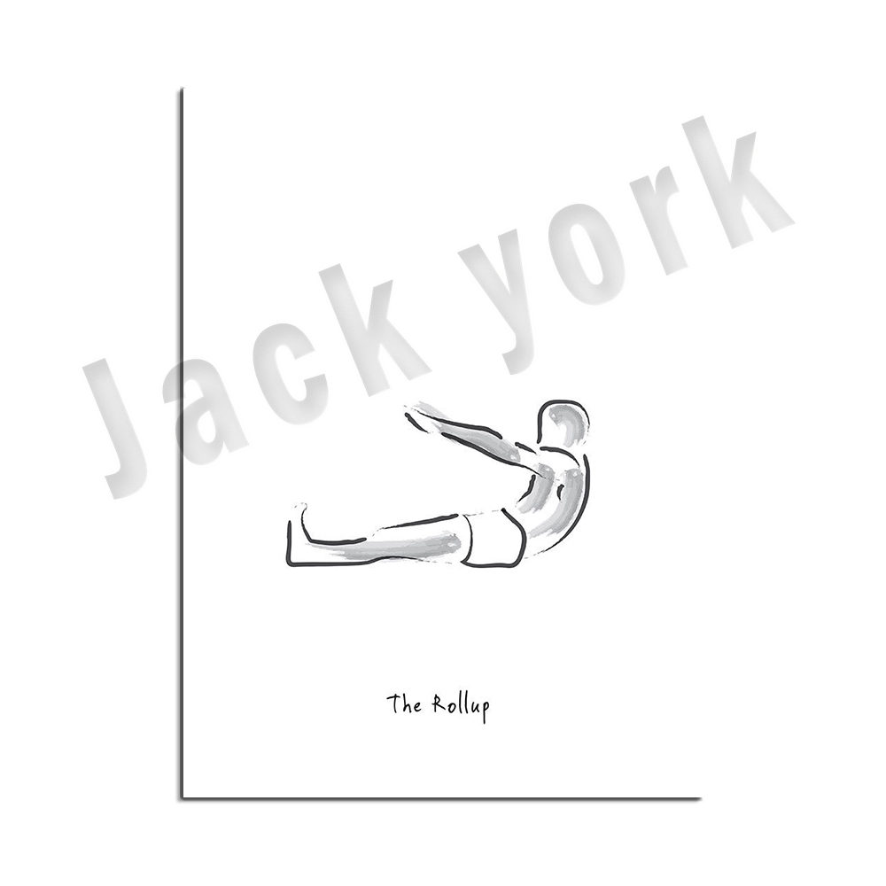 Pilates exercise black and whi - огляд і ціна Pilates Yoga Combined