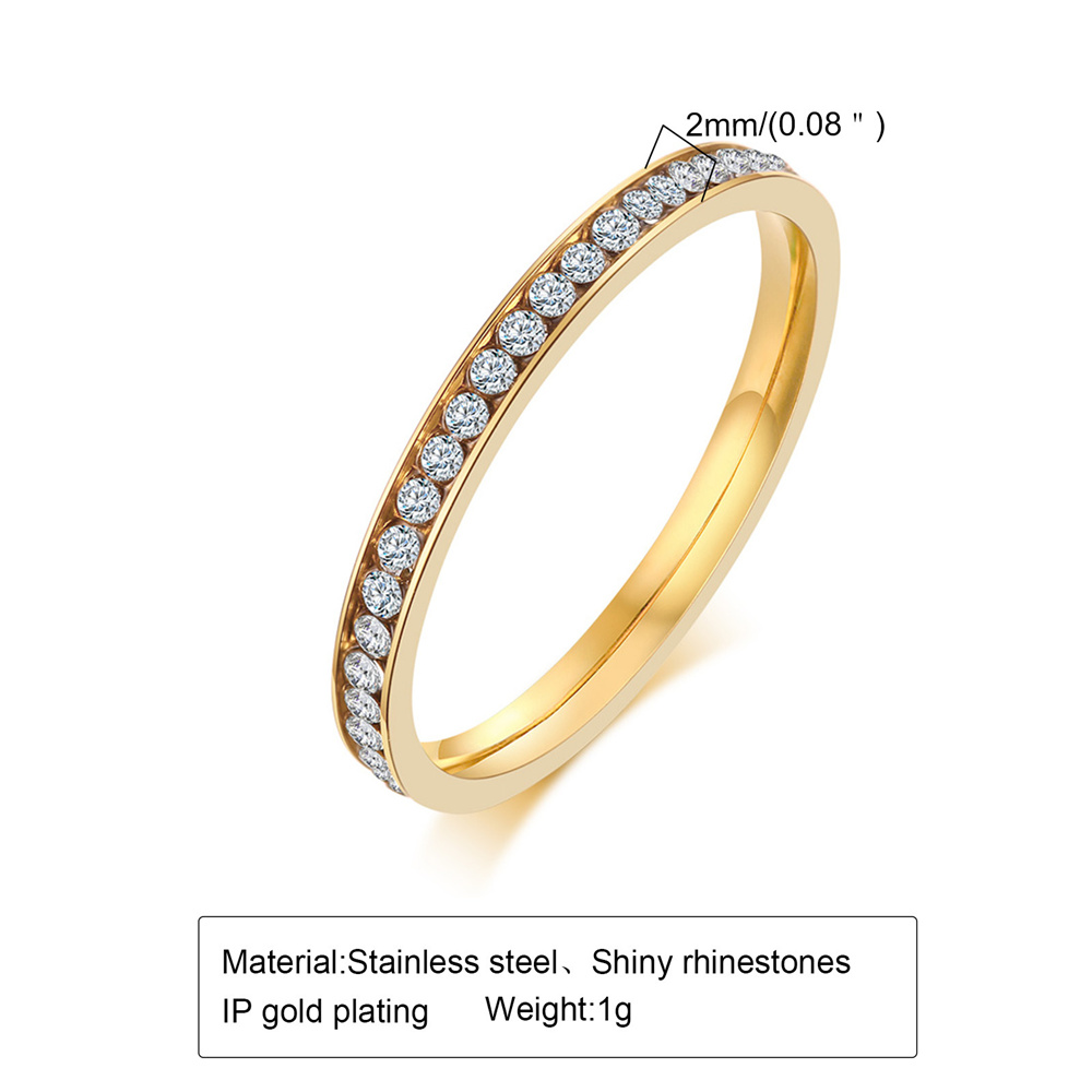 2mm Iced Out Cubic Zirconia Ri - огляд і ціна Pilates Ring Magic