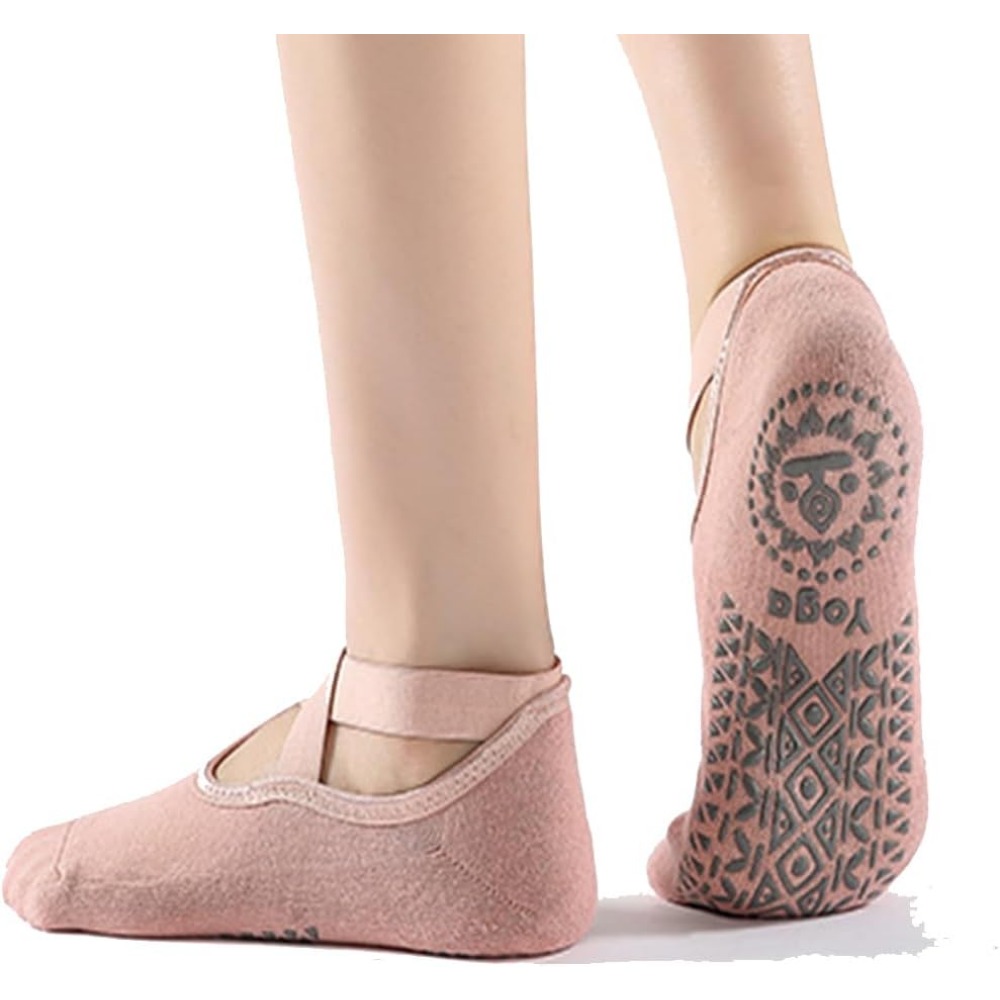 Yoga Socks with Anti-Slip Grip - огляд і ціна Pilate Yoga Workout