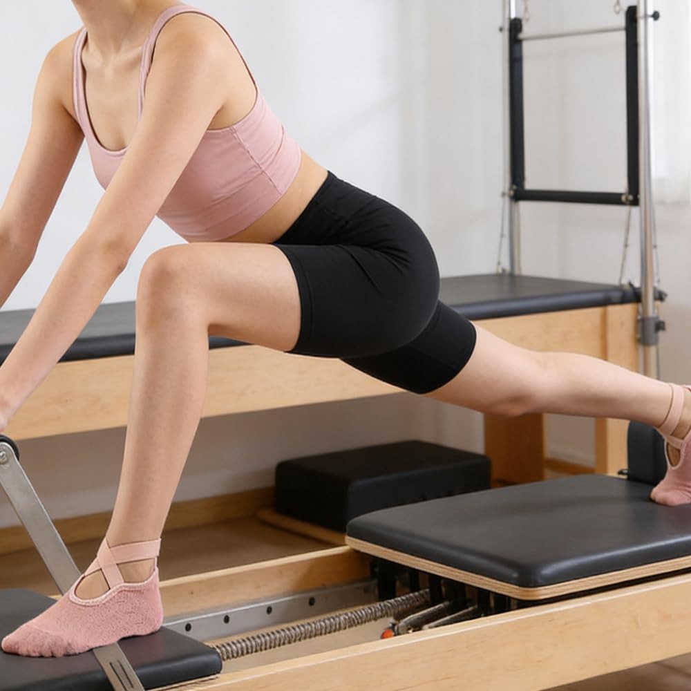 Yoga Socks with Anti-Slip Grip - огляд і ціна Pilate Yoga Workout