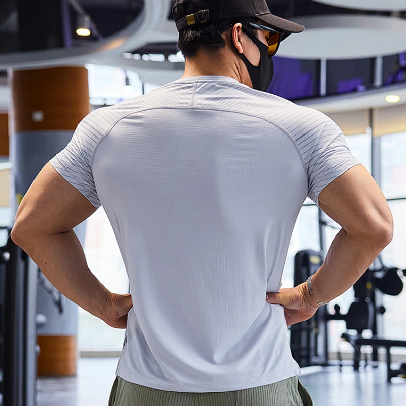 Men Sports T-shirt Dry Fit Sho - огляд і ціна Pilates Yoga Top
