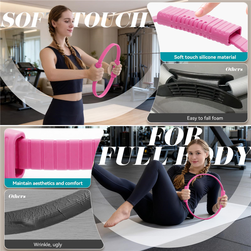 Eco-Friendly Double Handle Sil - огляд і ціна Pilates Ring Magic