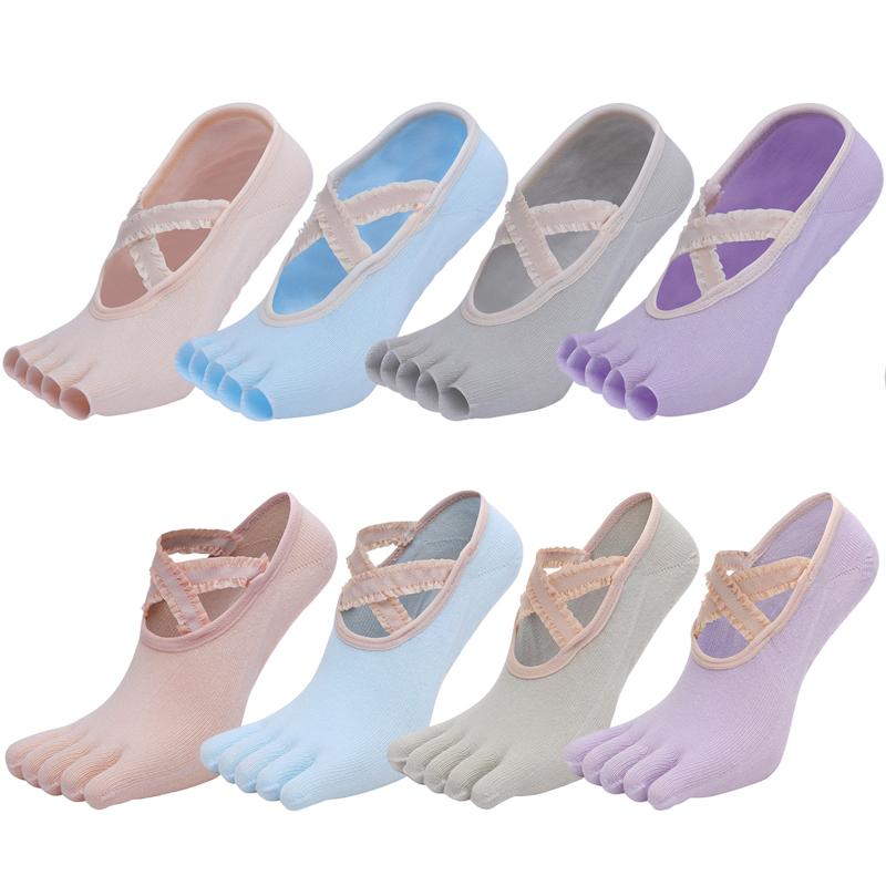 Five Finger Yoga Socks Lace Cr - огляд і ціна Pilate Yoga Workout