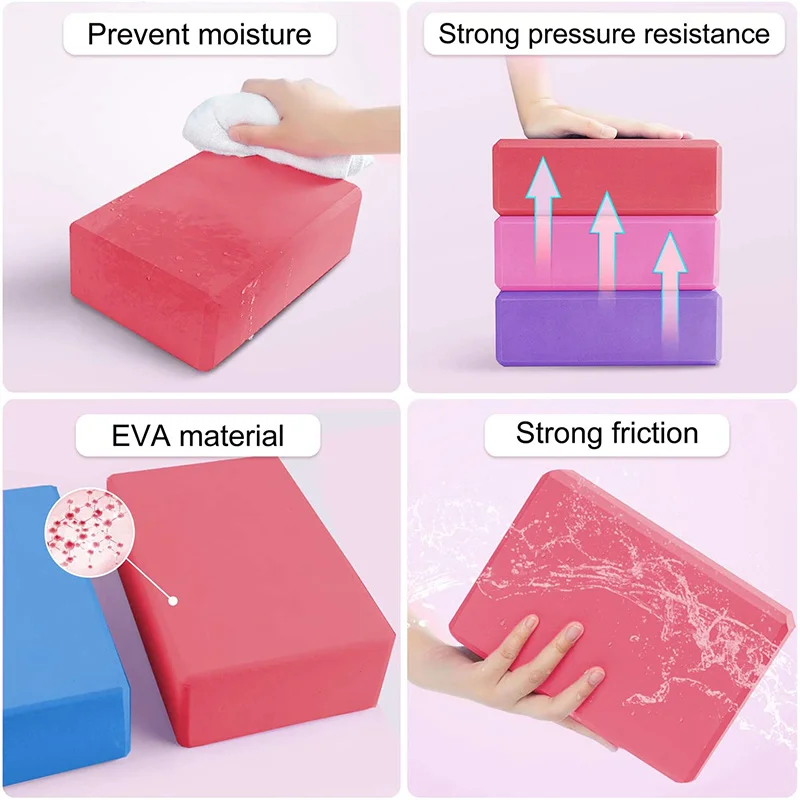 Yoga Building Blocks Cubes Pil - огляд і ціна Pilates Yoga Block